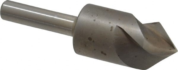 M.A. Ford - 5/8" Head Diam, 1/4" Shank Diam, 3 Flute 82° High Speed Steel Countersink - Exact Tooling