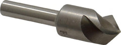 M.A. Ford - 1/2" Head Diam, 1/4" Shank Diam, 3 Flute 90° High Speed Steel Countersink - Exact Tooling