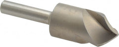 M.A. Ford - 5/8" Head Diam, 1/4" Shank Diam, 3 Flute 90° High Speed Steel Countersink - Bright Finish, 2-1/4" OAL, 0.19" Nose Diam, Single End, Straight Shank, Right Hand Cut - Exact Tooling