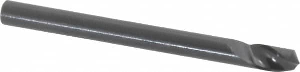 M.A. Ford - 1/8" Head Diam, 1/8" Shank Diam, 1 Flute 120° High Speed Steel Countersink - Exact Tooling
