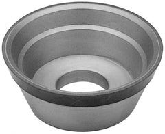 Radiac Abrasives - 3-3/4" Diam, 1-1/4" Hole Size, 1-1/2" Overall Thickness, 150 Grit, Type 11 Tool & Cutter Grinding Wheel - Very Fine Grade, Diamond - Exact Tooling