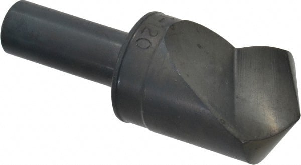 M.A. Ford - 1" Head Diam, 1/2" Shank Diam, 1 Flute 120° High Speed Steel Countersink - Exact Tooling