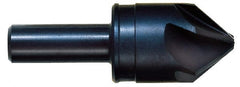 M.A. Ford - 3" Head Diam, 3/4" Shank Diam, 6 Flute 82° High Speed Steel Countersink - Exact Tooling