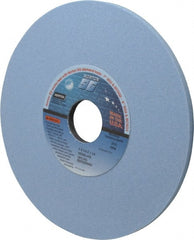 Norton - 7" Diam x 1-1/4" Hole x 1/4" Thick, J Hardness, 80 Grit Surface Grinding Wheel - Ceramic, Type 1, Medium Grade, 3,600 Max RPM, Vitrified Bond, No Recess - Exact Tooling