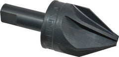 M.A. Ford - 1-1/4" Head Diam, 1/2" Shank Diam, 6 Flute 60° High Speed Steel Countersink - Exact Tooling