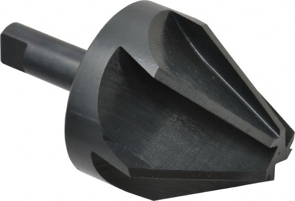 M.A. Ford - 3" Head Diam, 3/4" Shank Diam, 6 Flute 60° High Speed Steel Countersink - Exact Tooling