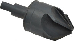 M.A. Ford - 1-1/4" Head Diam, 1/2" Shank Diam, 6 Flute 82° High Speed Steel Countersink - Exact Tooling