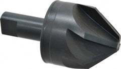 M.A. Ford - 2" Head Diam, 3/4" Shank Diam, 6 Flute 82° High Speed Steel Countersink - Exact Tooling