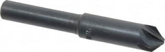 M.A. Ford - 5/16" Head Diam, 1/4" Shank Diam, 6 Flute 90° High Speed Steel Countersink - Exact Tooling