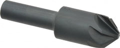 M.A. Ford - 5/8" Head Diam, 3/8" Shank Diam, 6 Flute 90° High Speed Steel Countersink - Exact Tooling