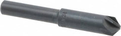 M.A. Ford - 5/16" Head Diam, 1/4" Shank Diam, 6 Flute 100° High Speed Steel Countersink - Exact Tooling