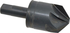 M.A. Ford - 1-1/4" Head Diam, 1/2" Shank Diam, 6 Flute 100° High Speed Steel Countersink - Exact Tooling