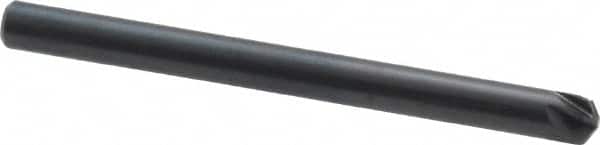 M.A. Ford - 1/8" Head Diam, 1/8" Shank Diam, 6 Flute 120° High Speed Steel Countersink - Exact Tooling