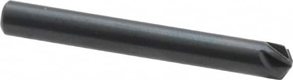 M.A. Ford - 3/16" Head Diam, 3/16" Shank Diam, 6 Flute 120° High Speed Steel Countersink - Exact Tooling