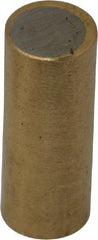 Mag-Mate - 3/16" Diam x 1/2" High, 0.04 Lb Average & 0.08 Lb Max Pull Force, Brass Alnico Shielded Magnet - 800°F Max Operating Temp, 0.018" Wall Thickness - Exact Tooling