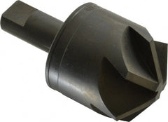 M.A. Ford - 2" Head Diam, 3/4" Shank Diam, 6 Flute 120° High Speed Steel Countersink - Exact Tooling