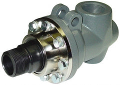 Barco - 1/2 NPT Left Hand Rotor Thread, 1/2" NPT Port, 5-7/8" Body Length, Dual Flow, High Temperature (Steam), Rotary Union - 600 Max RPM, 250 Max Steam psi, 500 Max Water psi - Exact Tooling