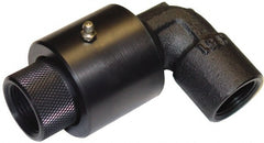 Barco - 2" Pipe, 4" Flange Thickness, Plane Swivel, Double 90 Elbow Swivel Joint - Carbon Steel, Size Code 32, NPT Ends - Exact Tooling