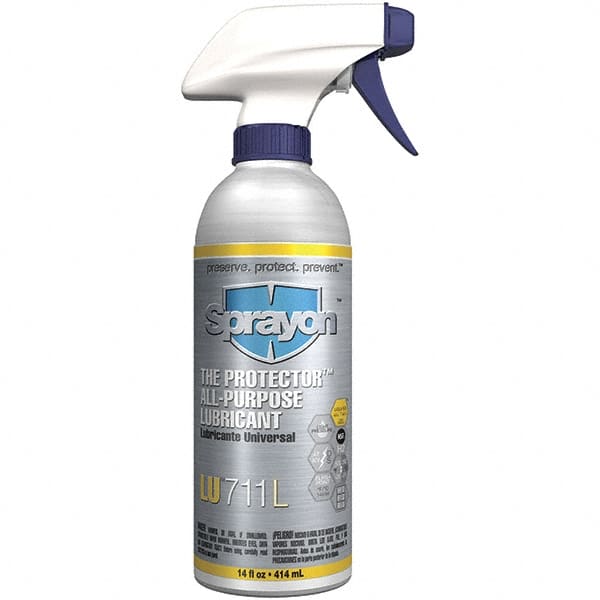 Sprayon - 16 oz Trigger Spray Can Lubricant - Amber, -20°F to 500°F, Food Grade - Exact Tooling