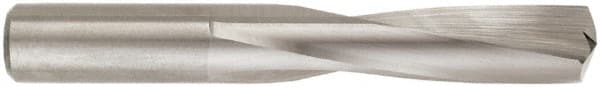 M.A. Ford - #29 135° Spiral Flute Solid Carbide Screw Machine Drill Bit - TiCN Finish, Right Hand Cut, 15/16" Flute Length, 1-15/16" OAL, Straight Shank - Exact Tooling