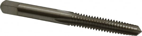 Union Butterfield - 1/4-20 UNC 2B/3B 4 Flute Bright Finish High Speed Steel Straight Flute Standard Hand Tap - Taper, Right Hand Thread, 2-1/2" OAL, 1" Thread Length, H3 Limit, Oversize - Exact Tooling