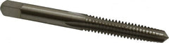 Union Butterfield - 1/4-20 UNC 2B/3B 4 Flute Bright Finish High Speed Steel Straight Flute Standard Hand Tap - Taper, Right Hand Thread, 2-1/2" OAL, 1" Thread Length, H3 Limit, Oversize - Exact Tooling