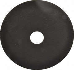 Made in USA - 7" 60 Grit Aluminum Oxide Cutoff Wheel - 1/32" Thick, 1-1/4" Arbor, 5,187 Max RPM, Use with Stationary Tools - Exact Tooling