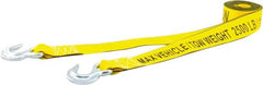 Erickson Manufacturing - S Hook Polyester Tow Strap - 15' Long, 5,000 Lb Capacity - Exact Tooling