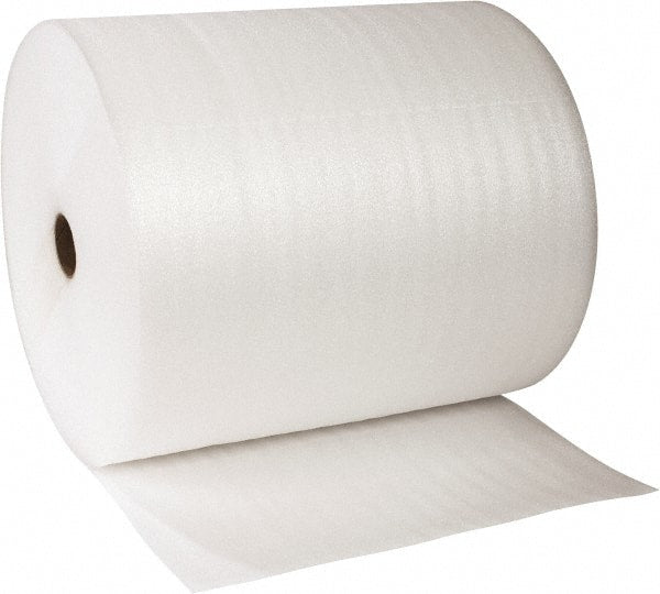 Value Collection - 375' Long x 24" Wide x 3/32" Thick, Polyethylene Foam - White - Exact Tooling