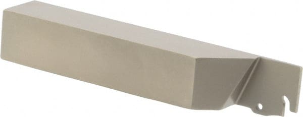 Iscar - External Thread, 1-1/8" Max Depth of Cut, 0.11" Min Groove Width, 5.905" OAL, Left Hand Indexable Grooving Cutoff Toolholder - 1" Shank Height x 1" Shank Width, TAG Insert Style, TGT Toolholder Style, Series Tang-GripIQ - Exact Tooling