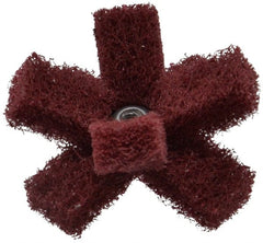 Standard Abrasives - 2 Inch Diameter Unmounted Buffing Wheel - 2 Ply, Scrubber Wheel, Medium Grade - Exact Tooling