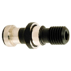 Iscar - CAT40 Taper, 5/8-11 Thread, 90° Angle Radius, Standard Retention Knob - 2-1/4" OAL, 0.59" Knob Diam, 1.266" from Knob to Flange, 0.217" Coolant Hole, Through Coolant - Exact Tooling