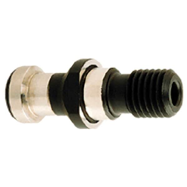 Iscar - CAT50 Taper, 1-8 Thread, 90° Angle Radius, Standard Retention Knob - 3.346" OAL, 29/32" Knob Diam, 1.772" from Knob to Flange - Exact Tooling