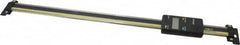 Mitutoyo - 0 to 12 Inch, 0.01mm Resolution Vertical Electronic Linear Scale - 0.002 Inch Accuracy, Data Output, SR44 Battery - Exact Tooling