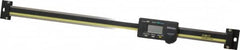 Mitutoyo - 0 to 12 Inch, 0.01mm Resolution Horizontal Electronic Linear Scale - 0.002 Inch Accuracy, Data Output, SR44 Battery - Exact Tooling
