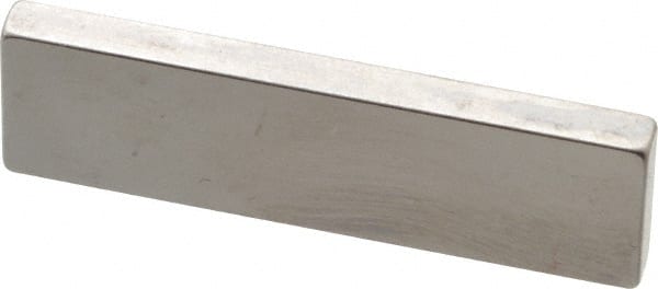 Mitutoyo - 0.1002" Rectangular Steel Gage Block - Accuracy Grade AS-1, Includes Certificate of Inspection - Exact Tooling