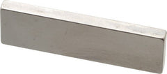 Mitutoyo - 0.1002" Rectangular Steel Gage Block - Accuracy Grade AS-1, Includes Certificate of Inspection - Exact Tooling