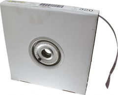 Tru-Maxx - 1" x 50 Yd 320 Grit Aluminum Oxide Cloth Roll - Extra Fine Grade, J Weighted Backing - Exact Tooling