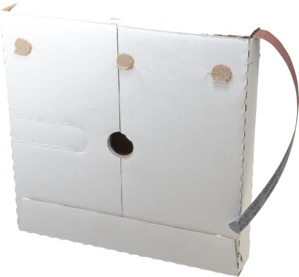 Tru-Maxx - 1" x 50 Yd 120 Grit Aluminum Oxide Cloth Roll - Fine Grade, J Weighted Backing - Exact Tooling