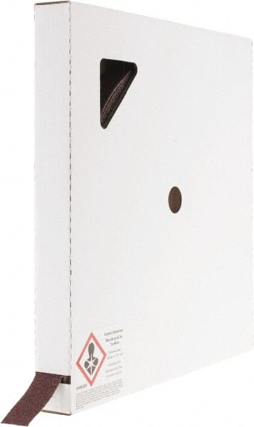 Tru-Maxx - 1" x 50 Yd 60 Grit Aluminum Oxide Cloth Roll - Medium Grade, X Weighted Backing - Exact Tooling