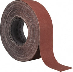 Tru-Maxx - 2" x 50 Yd 500 Grit Aluminum Oxide Cloth Roll - Super Fine Grade, J Weighted Backing - Exact Tooling