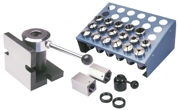 Import - 24 Piece, 1/16" to 1-1/16" Capacity, 5C Round Collet Set - Exact Tooling