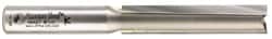 Amana Tool - 1/2" Diam, 1/2" Shank Diam, 2-1/2" Length of Cut, 2 Flute Straight Plunge Router Bit - 4-1/2" Overall Length, Carbide Tipped - Exact Tooling
