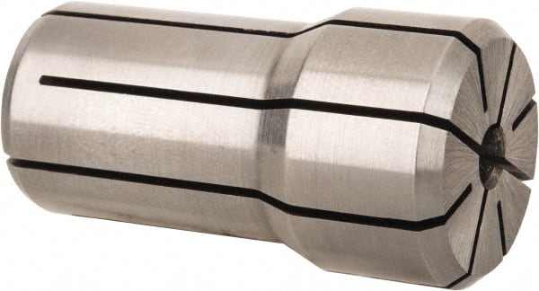 Kennametal - 0.1575 Inch, 3.2 to 4 mm Collet Capacity, Series DA100 Double Angle Collet - 1-7/16 Inch Overall Length, 0.769 Inch Overall Diameter, 0.001 Inch TIR - Exact Tooling