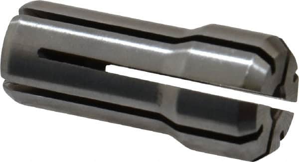 Kennametal - 0.1378 Inch, 2.7 to 3.5 mm Collet Capacity, Series DA200 Double Angle Collet - 1-3/16 Inch Overall Length, 0.539 Inch Overall Diameter, 0.001 Inch TIR - Exact Tooling