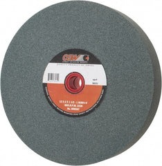 Camel Grinding Wheels - 60 Grit Silicon Carbide Bench & Pedestal Grinding Wheel - 12" Diam x 1-1/4" Hole x 2" Thick, 2220 Max RPM, I Hardness, Medium Grade , Vitrified Bond - Exact Tooling