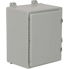 Wiegmann - NEMA 4X Fiberglass Standard Enclosure with Continuous Hinge Cover - Exact Tooling