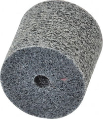 3M - 1" Diam, 1" Face Width, 3/16" Center Hole, Fine Grade, Silicon Carbide Deburring Wheel - Unitized, Hard Density 6 Grade, 35,100 RPM - Exact Tooling