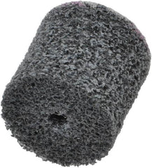 3M - 1" Diam, 1" Face Width, 3/16" Center Hole, Fine Grade, Silicon Carbide Deburring Wheel - Unitized, Soft Density 2 Grade, 30,100 RPM - Exact Tooling