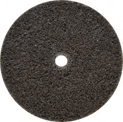 3M - 2" Diam, 1/8" Face Width, 3/16" Center Hole, Medium Grade, Aluminum Oxide Deburring Wheel - Unitized, Hard Density 6 Grade, 22,100 RPM - Exact Tooling